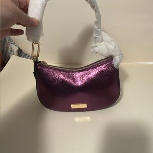Kate Spade Shimmering Purple Shoulder Bag